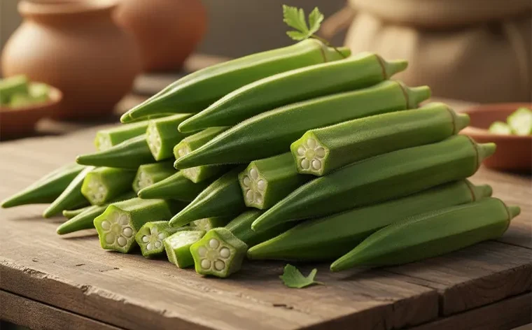 Fresh Okra, also known as Lady Finger, is one of India’s most exported vegetables — prized for its bright green color, smooth texture, and tender taste. At Glosky Farm, we specialize in exporting premium-quality Okra cultivated in India’s fertile belts of Maharashtra, Gujarat, and Karnataka, where the ideal soil and climate yield the finest produce.